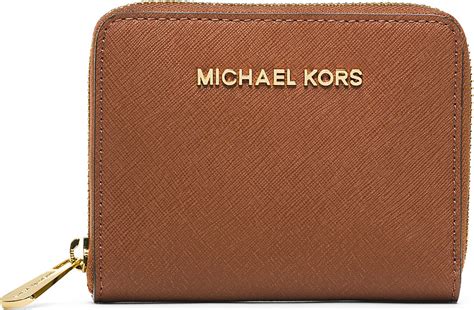 michael kors logo saffiano leather wallet